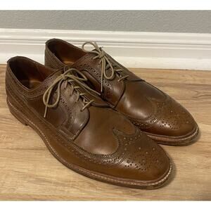 Allen Edmonds MacNeil 5 Brown Wingtip Brogue Derby Dress Shoes Men's 13 C